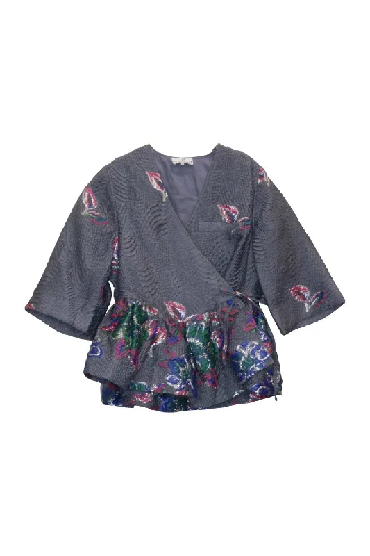 Early Access [WW23001] Ganni | Short sleeve top