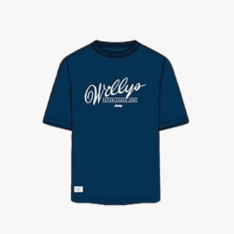 Jeep Mens Fashion Graphic Short Sleeve Tees Navy