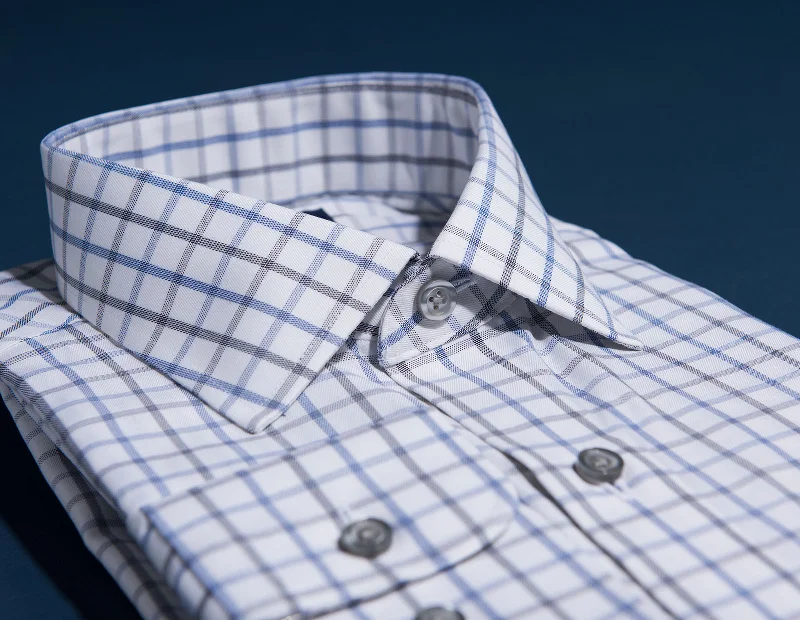 Flash Deal Luxe Aegan and Grey Tattersall