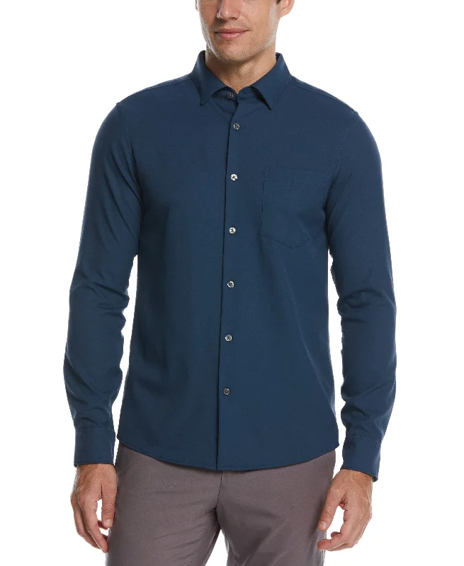 Untucked Total Stretch Slim Fit Solid Shirt