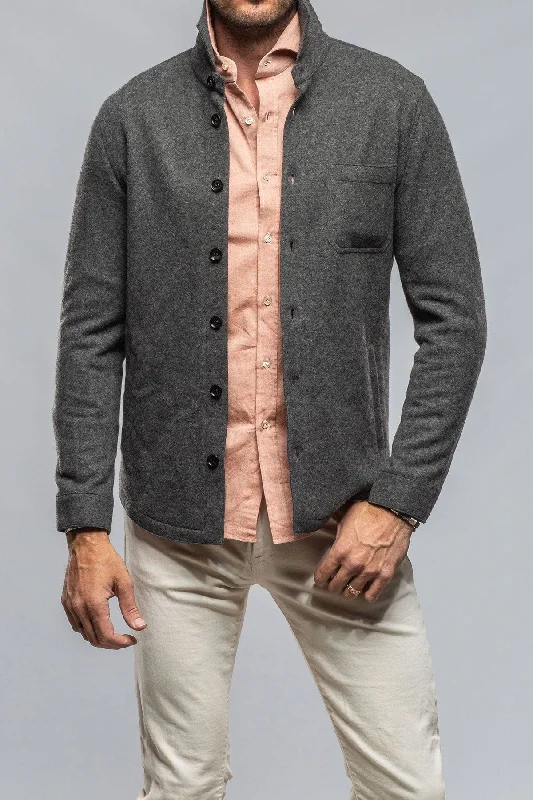 Sooter Cashmere Shirt In Charcoal