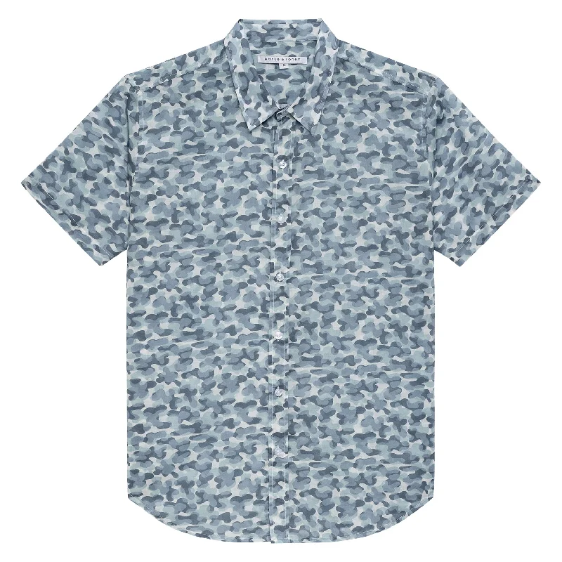 Big Savings NEW RESORT '25- Cloud Leopard Pewter Terrazzo Shirt