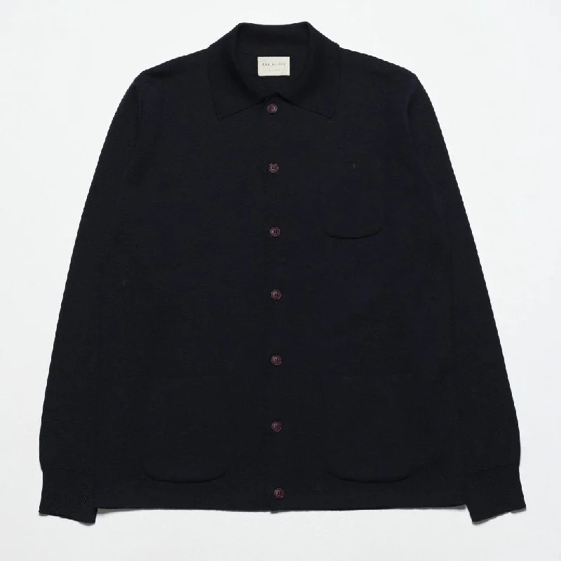 Price Cut Navy Iris Cotton Station Cardigan