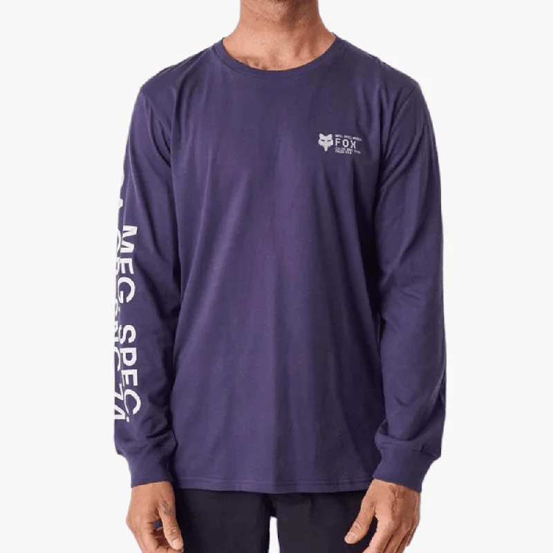 Fox Mens Barge Long Sleeve Tee Navy