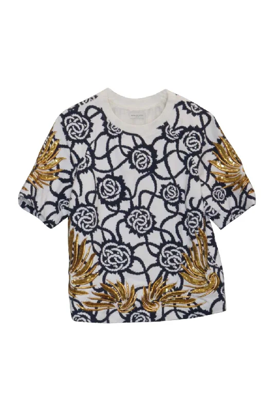 Weekend Bargains to Sizzle [WW22990] Dries Van Noten | Short sleeve top