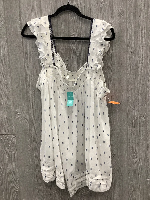 Super Bargain Top Sleeveless By Maurices In White, Size: 3x