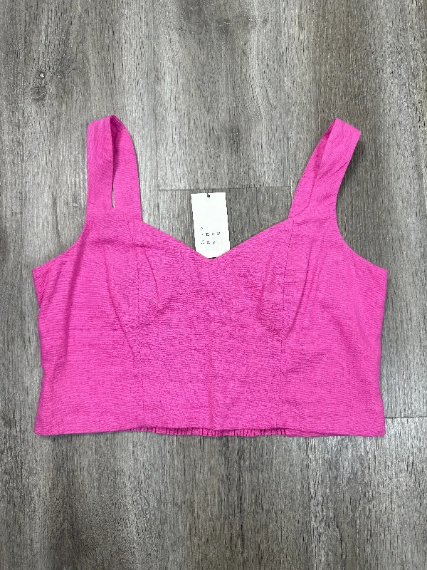 Steals and Deals Tank Top By A New Day In Pink, Size: M