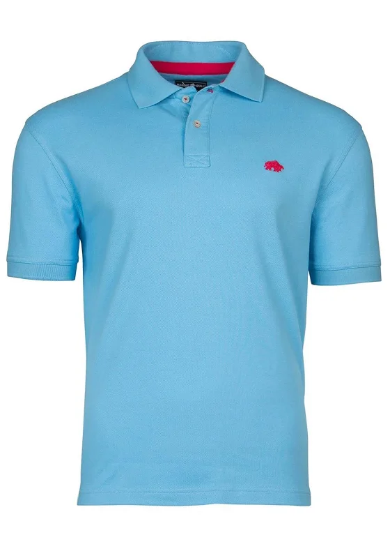 Quick Sale Raging Bull Signature Polo Top, Sky Blue