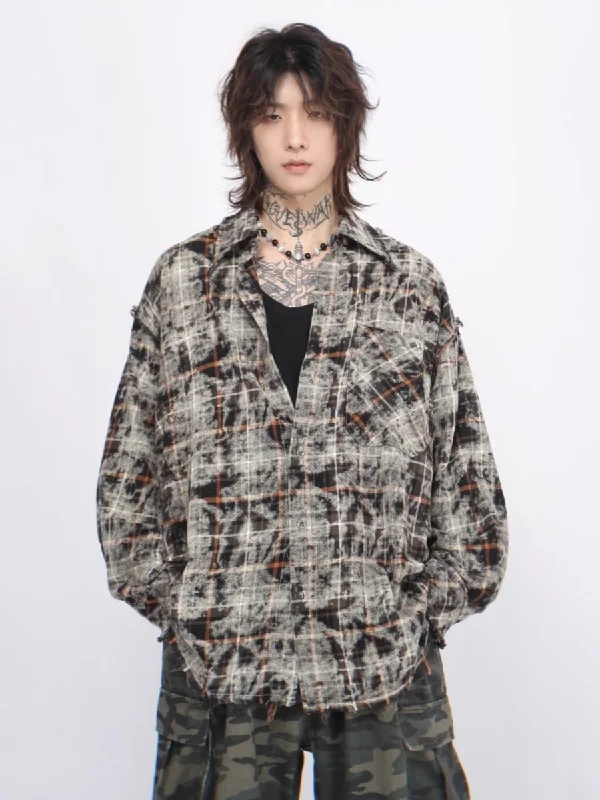 Hurry In 【Mz】street loose shirt na1379