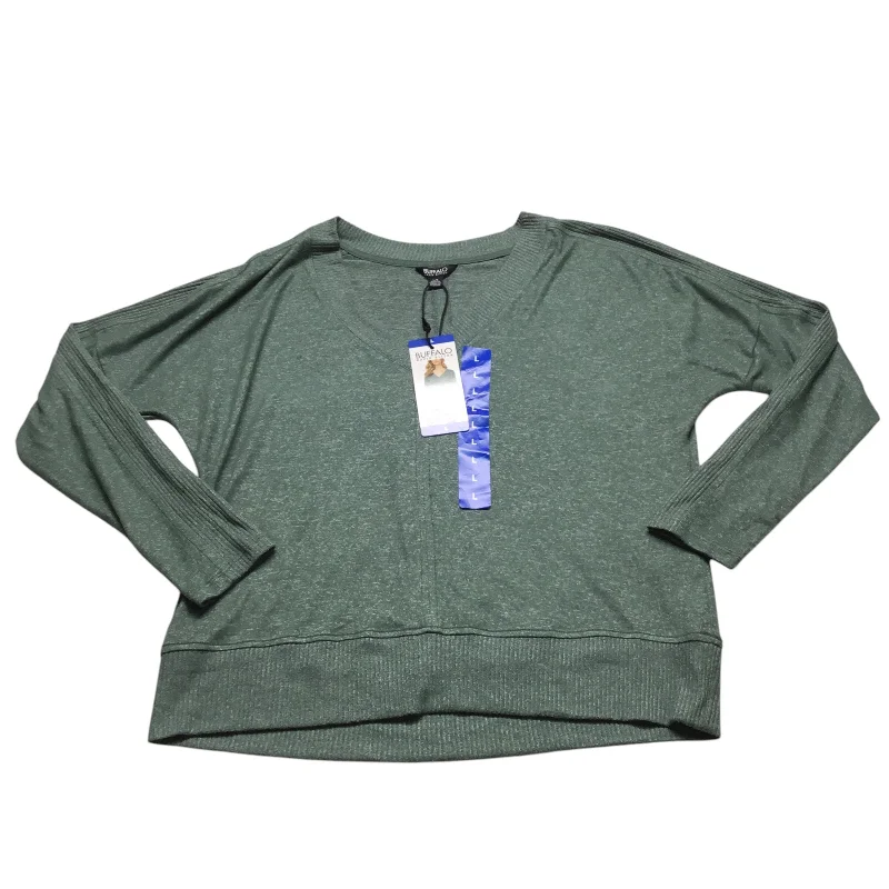 While Supplies Last Top Long Sleeve By Buffalo David Bitton In Green, Size: L