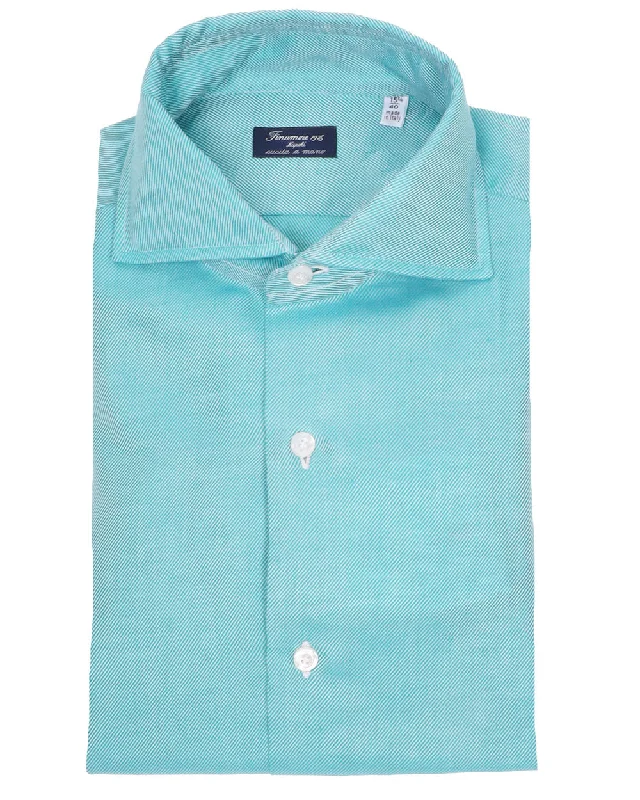 Twill Green Dress Shirt