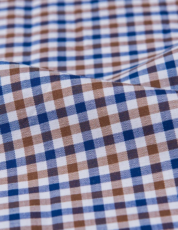 Weekend Deals That Thrill Brown and Ultramarine Tattersall