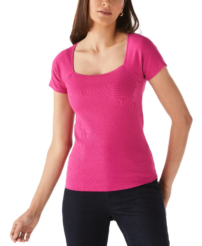Limited Supply Ribbed Square Neck Tee