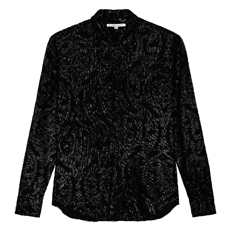Flash Sale Obisidian Chambord Cut Velvet Shirt