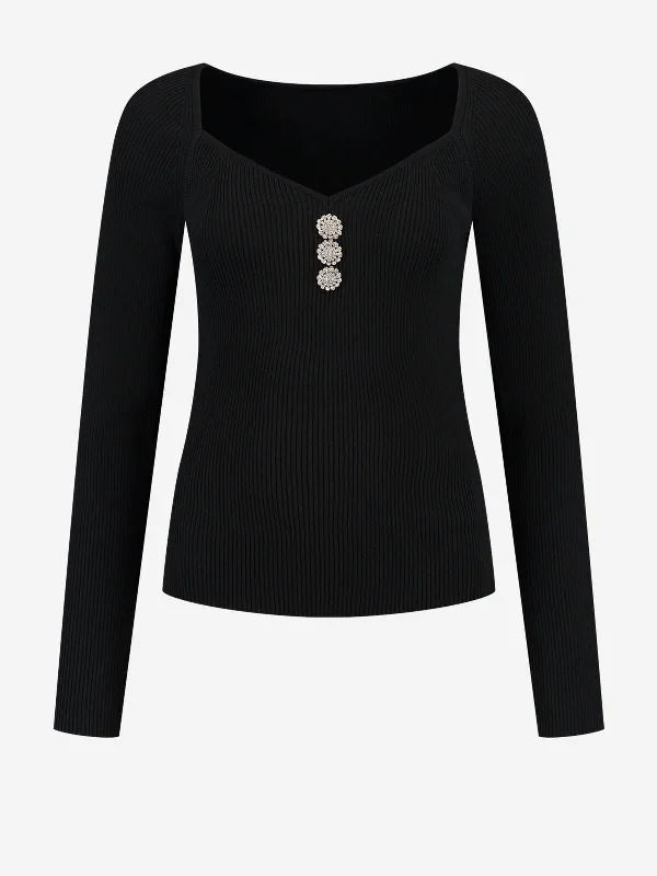 Weekend-Only Price Drops Etna jolie top black