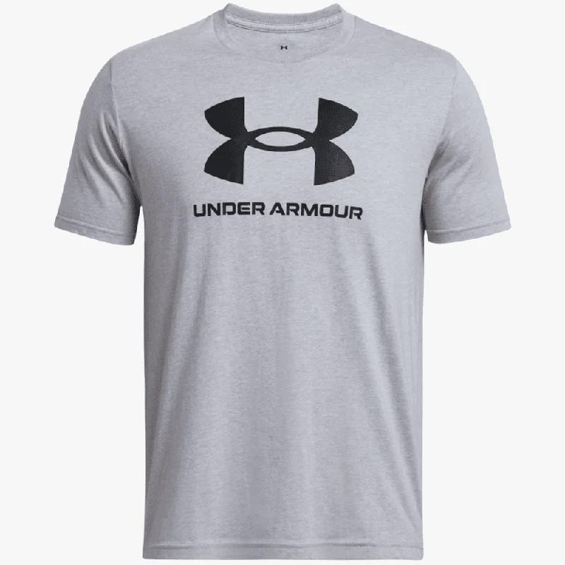 Under Armour Mens Sportstyle Logo Short Sleeve Tee 035 Grey