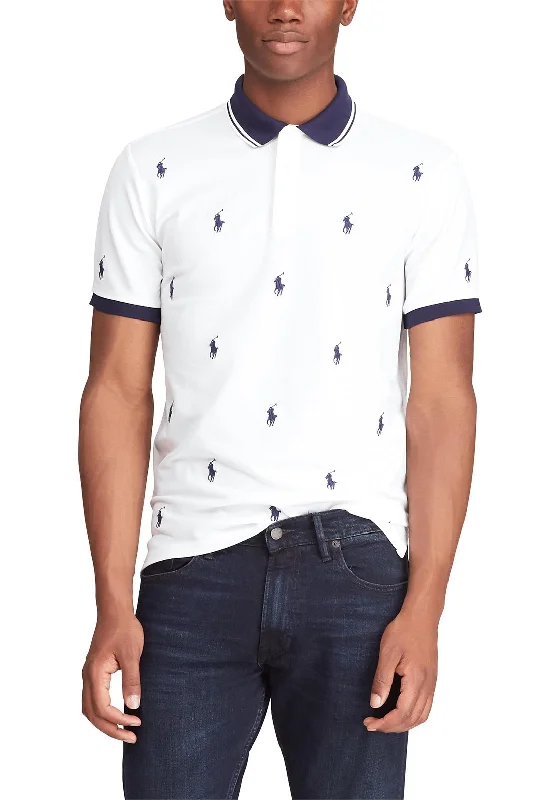 Limited Availability Ralph Lauren Stretch Slim Fit Polo, White