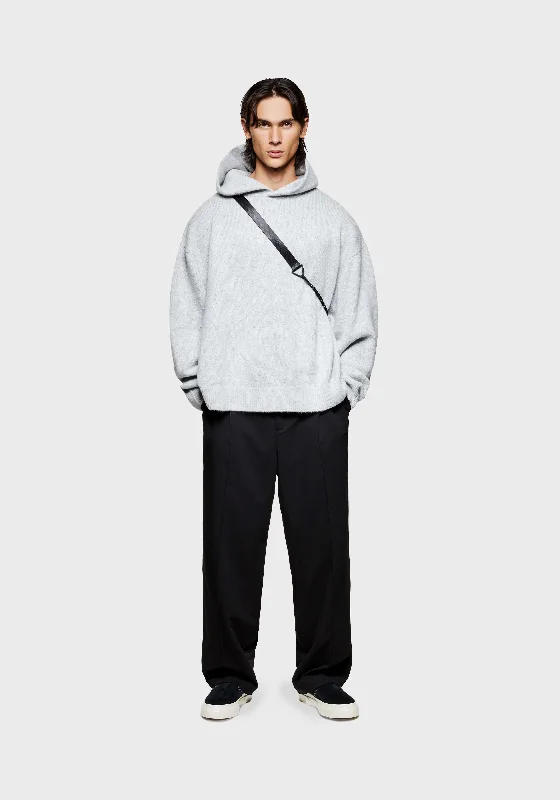 Midnight Sale MKI MOHAIR BLEND KNIT HOODY