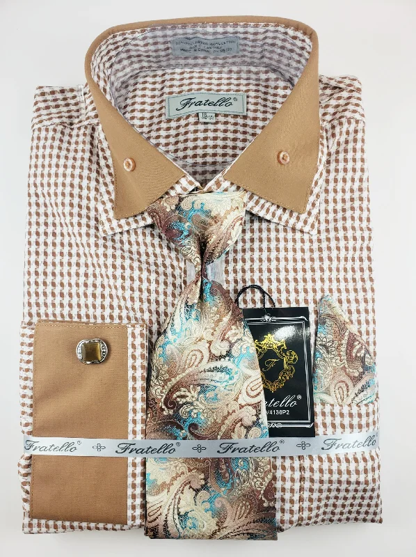 Instant Savings Fratello two tones dress shirt