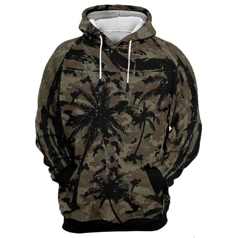 Daily Deals Palm Camo Hoodie