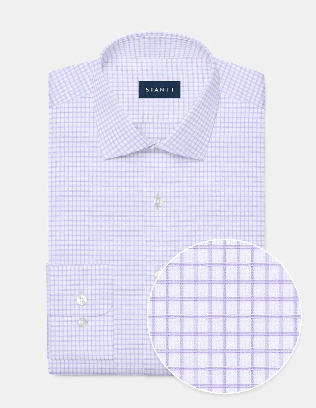 Weekend Bargains to Celebrate Wrinkle-Resistant Twill - Lavender Grid Check