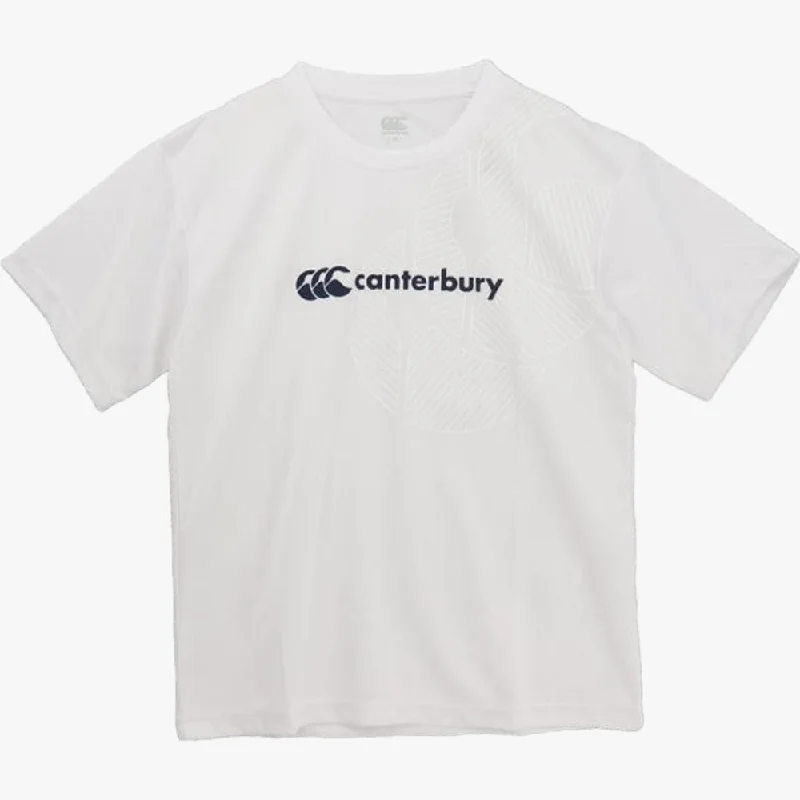 Canterbury Mens Ccc Logo Short Sleeve Tee Canterbury White