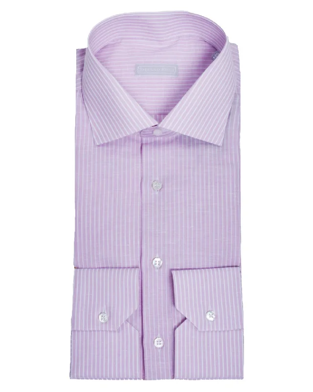 Pink Striped Dress Shirt