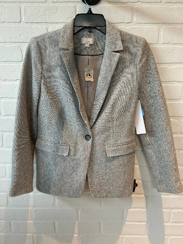 Weekend Discounts to Enjoy Blazer By Loft In Grey, Size: Sp