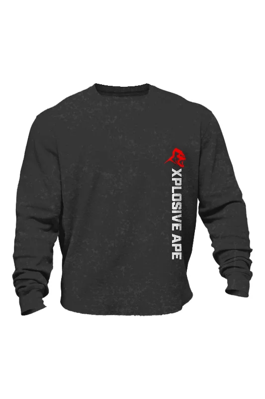 Buy More, Save More XAPE Originals Acid Wash Sweatshirt - Black