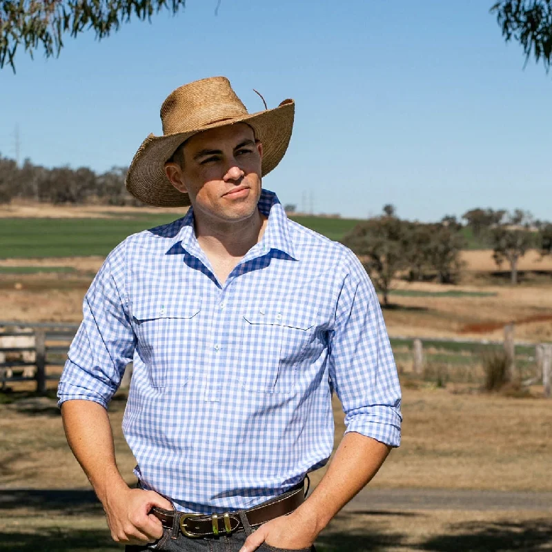 Weekend Savings Bonanza Cleland Pale Blue Check