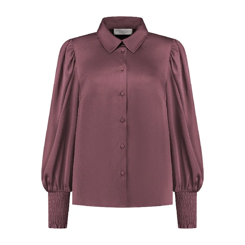 Weekend Shopping Made Better Dexter blouse old purple
