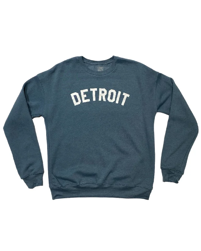 Ink Detroit Crewneck Sweatshirt - Heather Slate