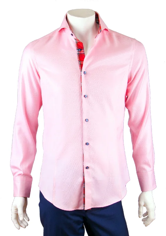 Weekend Bargains to Love Solid Pink Cotton Twill