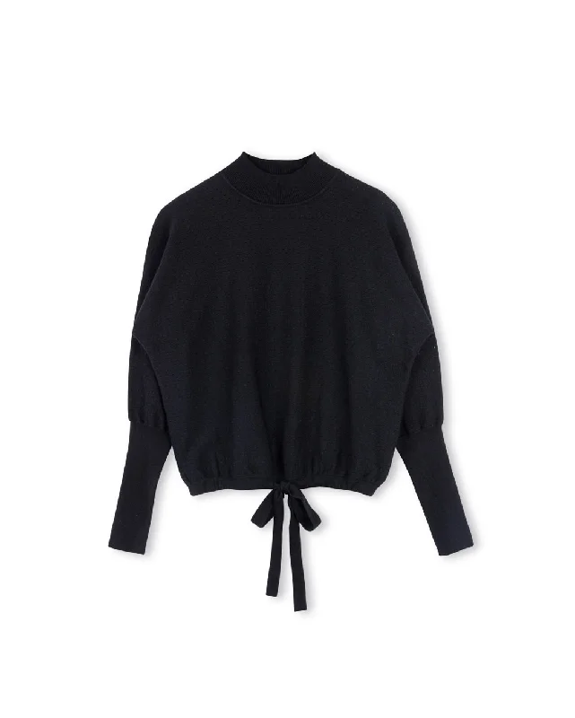 Weekend Deals That Spark Chunky Pointelle Gathered Waist Top