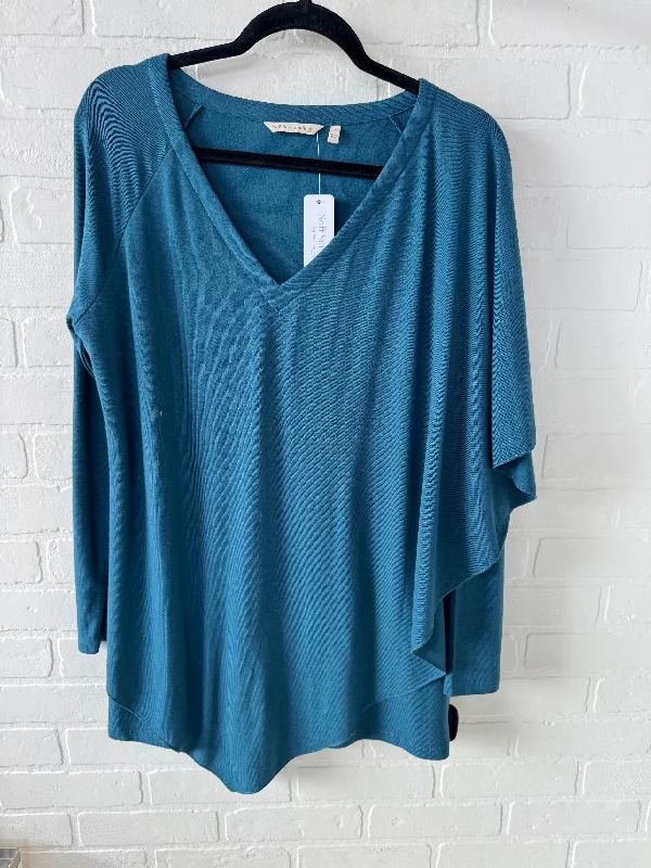 Special Offer Tunic Long Sleeve By Soft Surroundings In Blue, Size: M