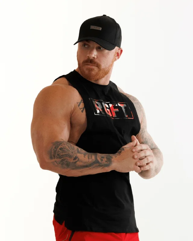 Grand Opening Sale S'22 Boxed Tank - Black Red Camo