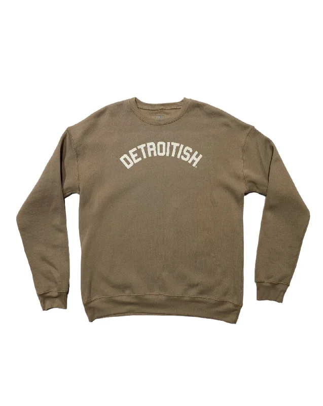 Ink Detroit Detroitish Crewneck Sweatshirt - Tan