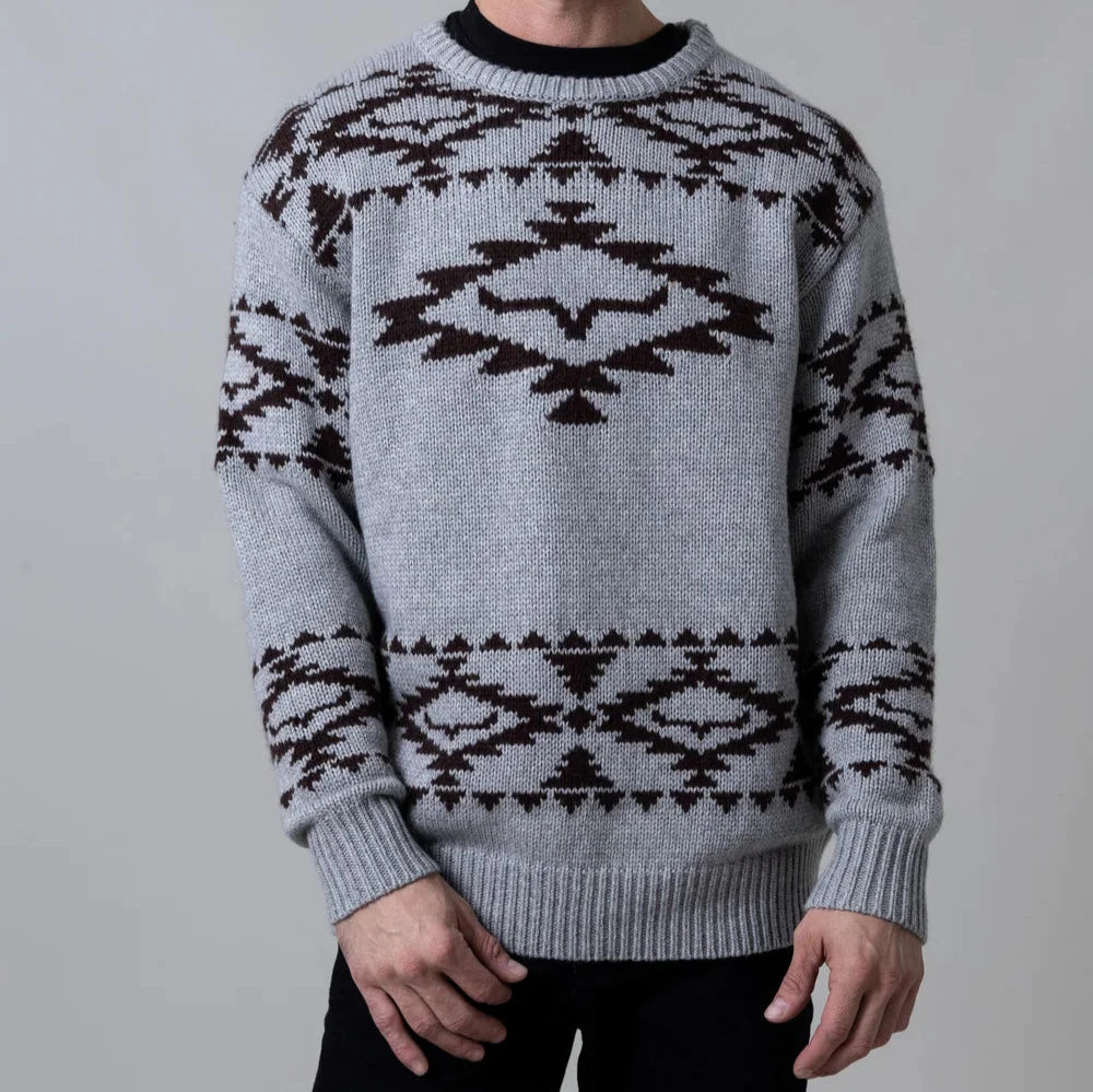 Weekend Offers That Please Kimes Ranch Men's Mescalero Crew Sweater in Grey Heather Weekend Offers That Please Kimes Ranch Men's Mescalero Crew Sweater in Grey Heather