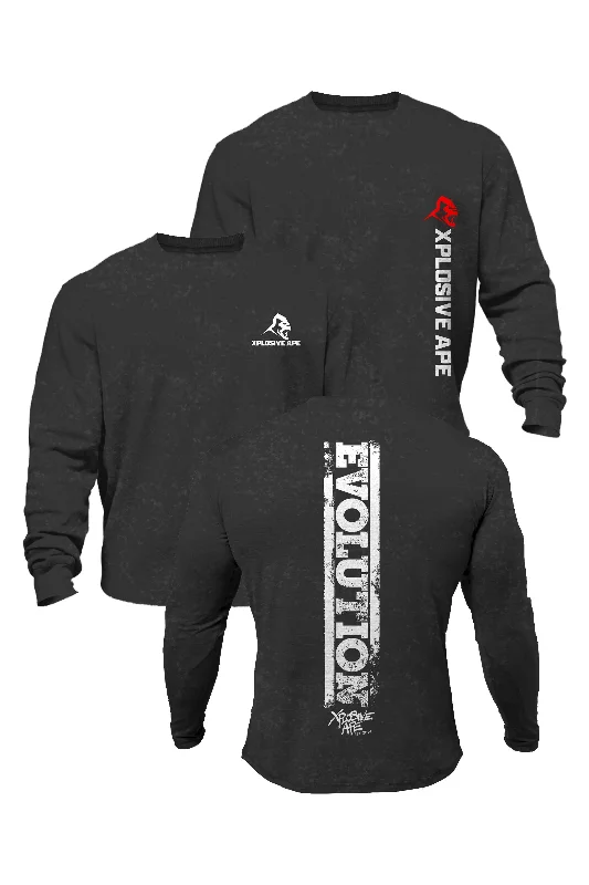 Sale Event XAPE Originals & Evolution Acid Wash Sweatshirts Combo - Black