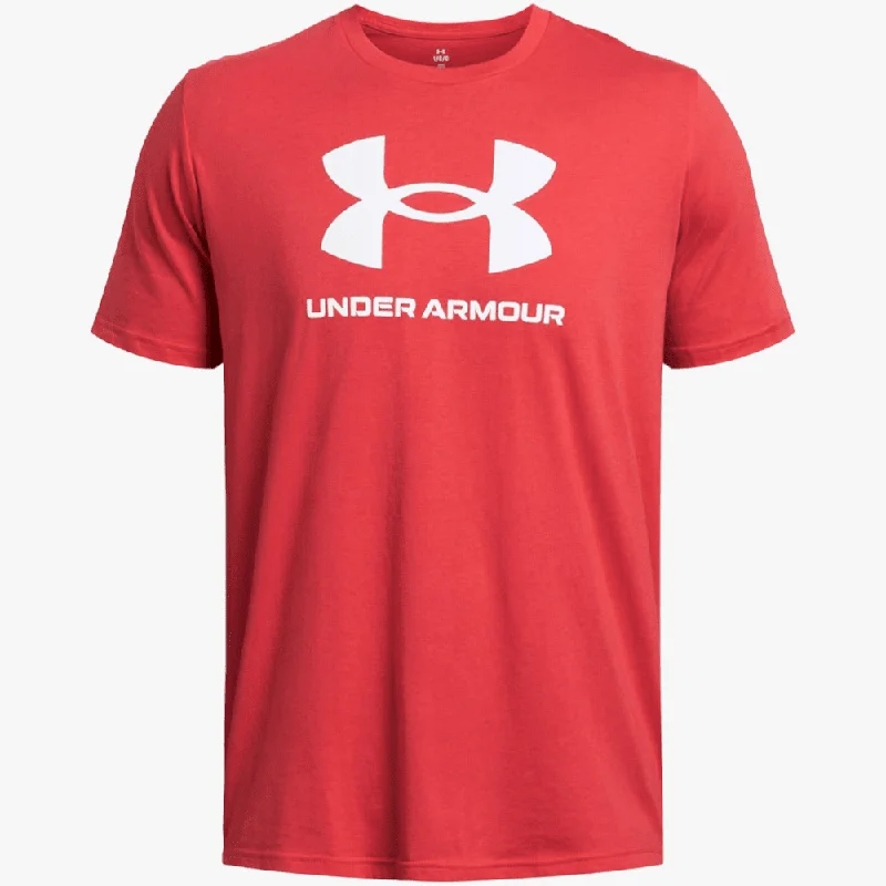 Under Armour Mens Sportstyle Logo Short Sleeve Tee 814 Red