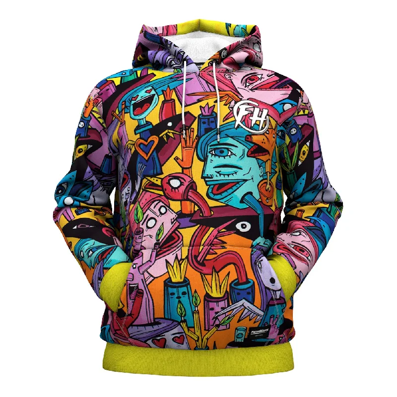 Now or Never Yellow World Hoodie