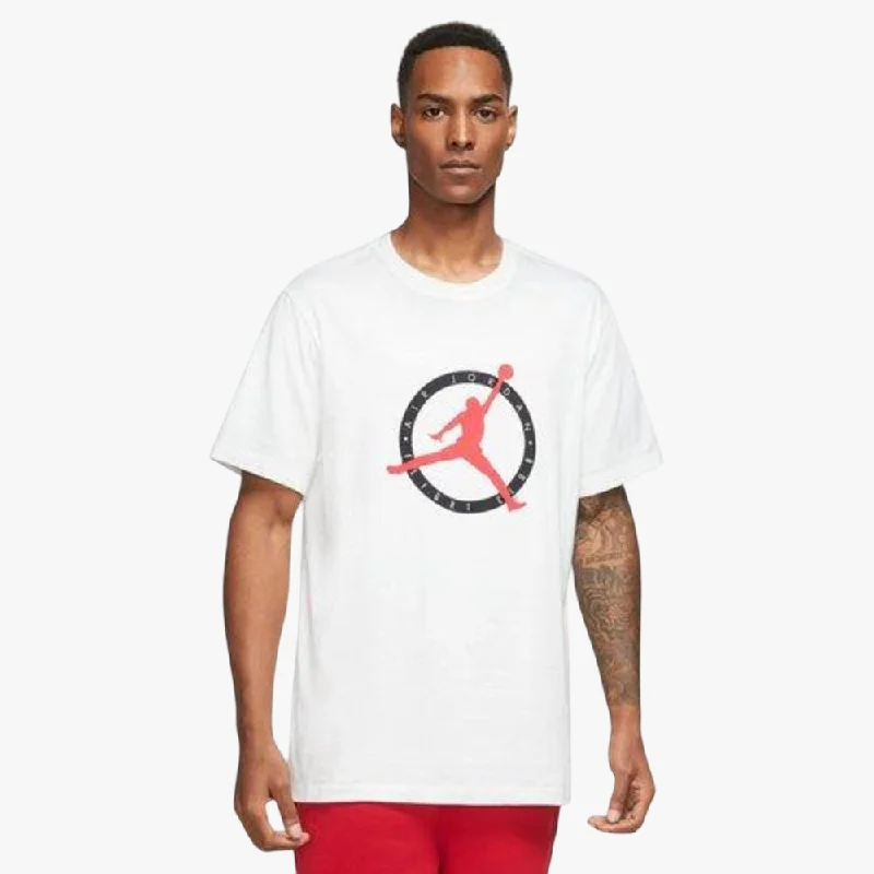Shop the Weekend Away Nike Mens Air Jordan Flight Mvp Short Sleeve Tee White