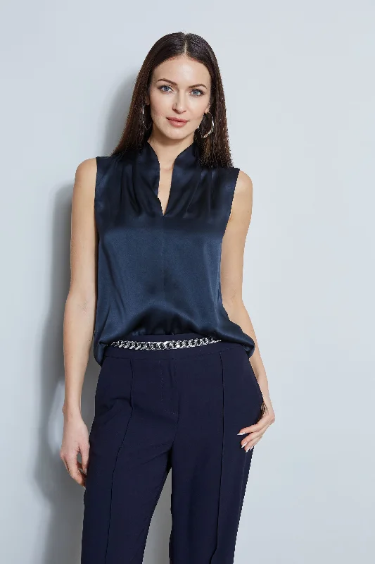 Year-End Clearance Silk Satin Contour Shirt