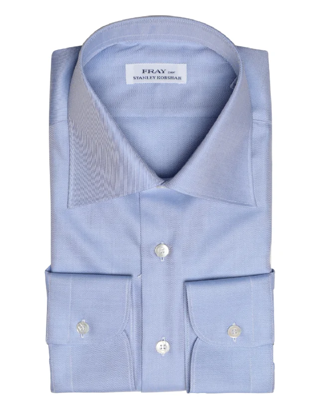 Midnight Sale Light Blue Byron Cotton Dress Shirt