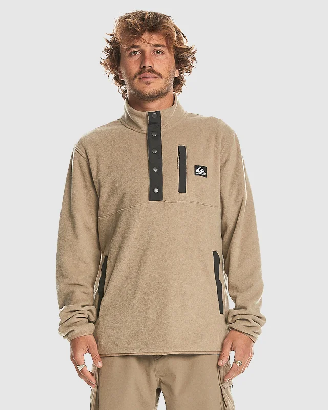 Amazing Value Mens No Destination Mock Neck Fleece