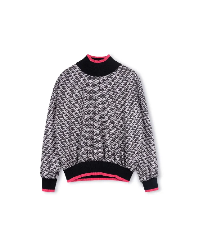 Weekend Deals That Sparkle Trimmed Print Top