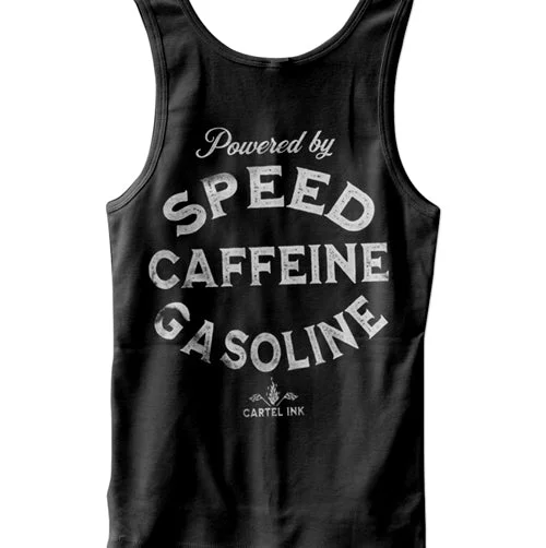 Special Savings Speed Caffeine Gasoline Men's Tank Top