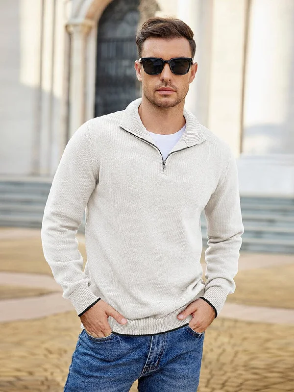 Lightweight Mock Neck Sweaters (US Only)