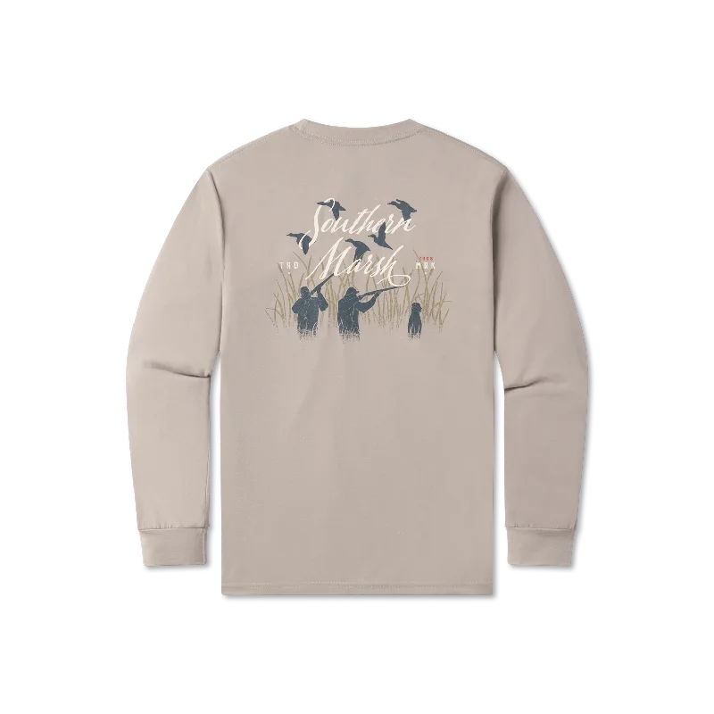 Deal Zone FieldTec™ Comfort Tee - Morning Flyover - Long Sleeve
