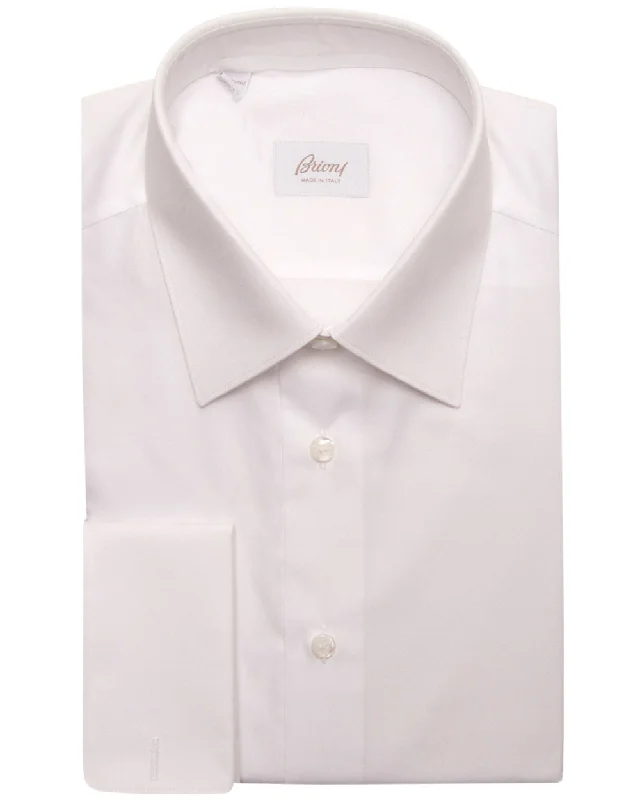 Time-Limited Offer White French Cuff Dress Shirt